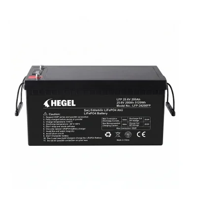HEGEL LİFEPO4 LİTYUM AKÜ 25.6V 200AH
