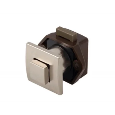 SUGA Kare Buton Bas-Çek Karavan Mobilya Kilidi Çinko Çerçeveli Ø26 mm