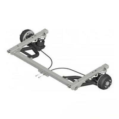 KNOTT 1350 kg Amortisörlü Bağımsız Süspansiyonlu Frenli Dingil (1200 mm)