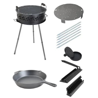 MERİÇ ŞÖMİNE BARBEKÜ SÜPER SET