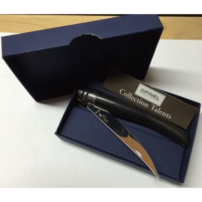 Opinel Inox Abanoz Saplı 10 No Fleto Çakı