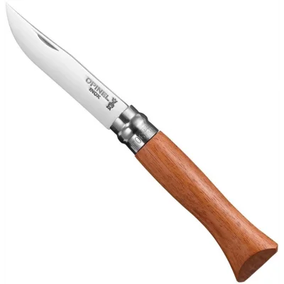 Opinel Inox Bubinga Saplı 6 No Çakı (Kutulu) (226066)