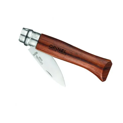 Opinel Inox Bubinga Saplı 9 No Midye Çakısı