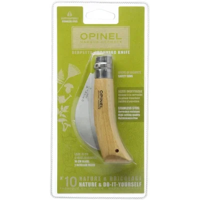 Opinel Inox Kayin Saplı 10 No Bag Çakısı Ambalaj