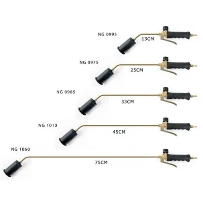 PROPAN TAV VE KAYNAK TAKIMI  57 MM METAL BAŞLIKLI TETİKLİ 75 CM BOYUN