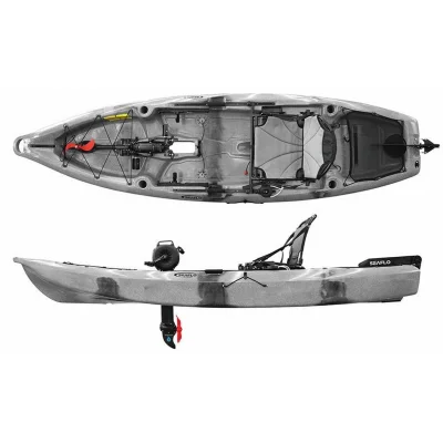 SEAFLO RPA105 320 cm 213 kg Gri Camo Tek Kişilik Pedallı Balıkçı Kanosu