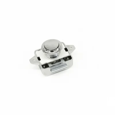 Sensation Yuvarlak Bas Çek 26mm Büyük Boy Gümüş