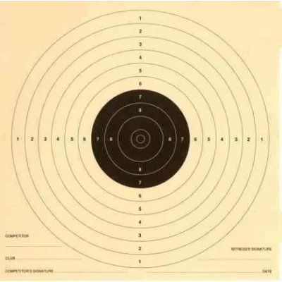 Tabanca Hedef Kagidi