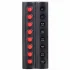 BFY Marin Sigortalı Işıklı Switch Panel - 8 Anahtarlı (90x230mm)
