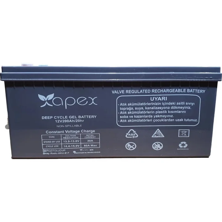 Apex Jel Akü 100A