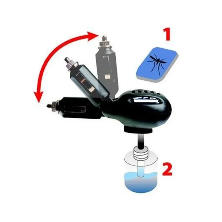 SUGA 2in1 12V-24V Tablet & Sıvı Sinek Haşere İlacı Adaptörü
