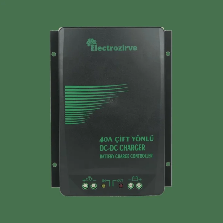 40A Dc-Dc Bidirection Charger Akü Şarj Kontrol+Ekran