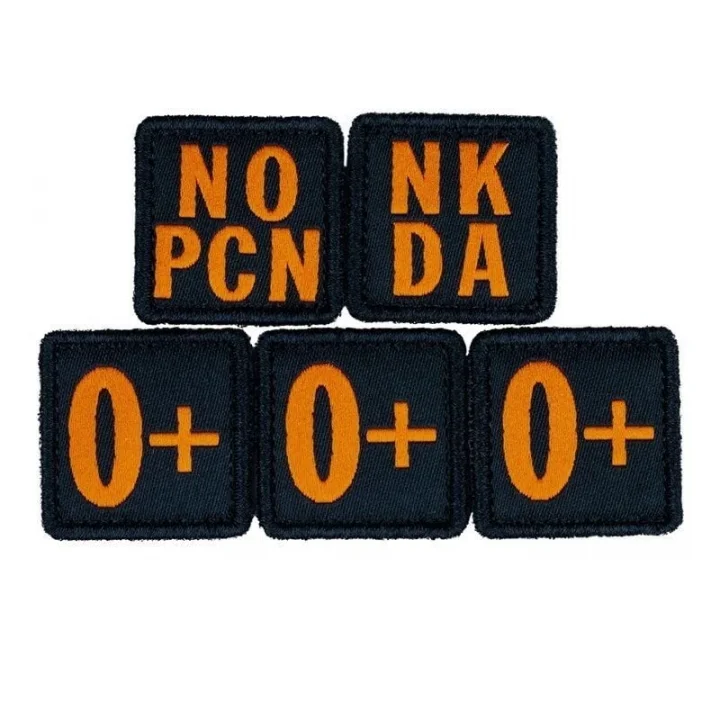 5.11 Blood Type Patch Kit 0 Positive