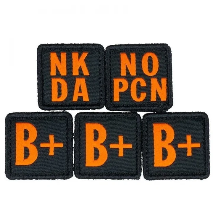 5.11 Blood Type Patch Kit B Positive