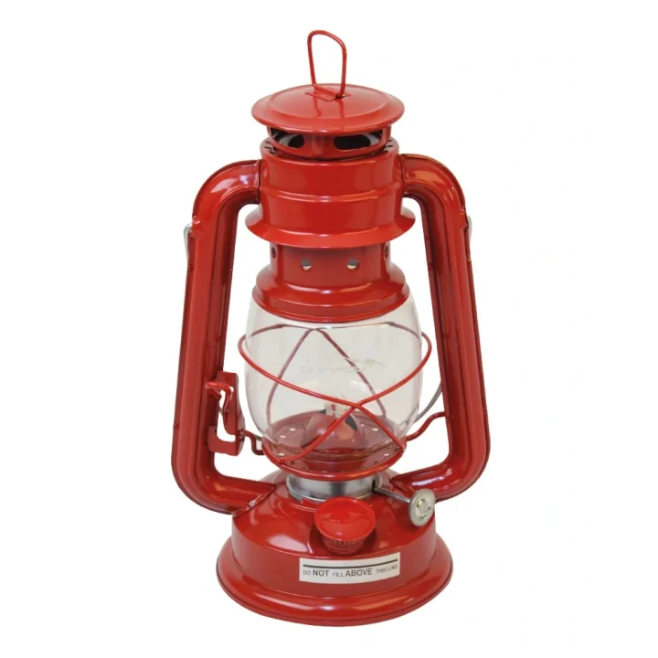 Campout Klasik Gaz Yağı Lambası Gemici Feneri Kırmızı