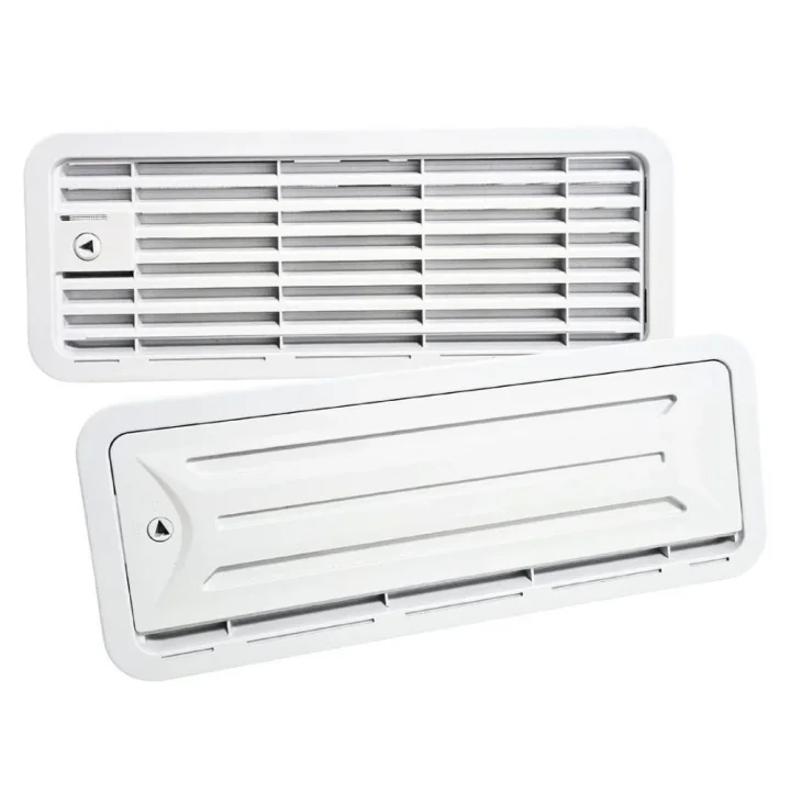 Arnedo 48x18,5 Fanlı Buzdolabı Havalandırma Kapağı Menfez Kış Kapaklı Kilitli