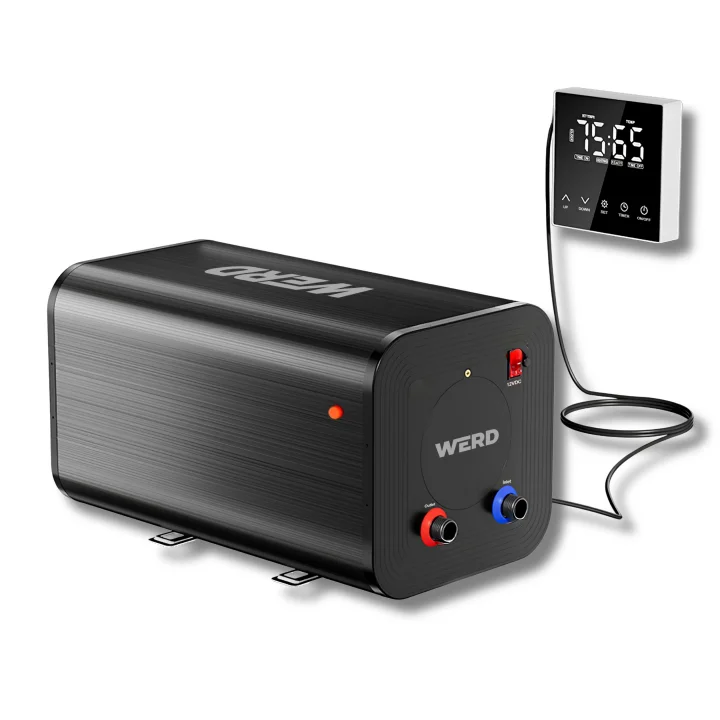 WERD Marine e-Boiler – 15 Litre 12V/220V Dijital Kontrollü Elektrikli Su Isıtıcı