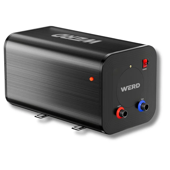 WERD Marine e-Boiler – 15 Litre 12V/220V Dijital Kontrollü Elektrikli Su Isıtıcı