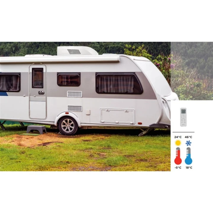 SUGA 9000 BTU Wi-Fi Özellikli Karavan Tavan Kliması (Isıtma/Soğutma 2500W)