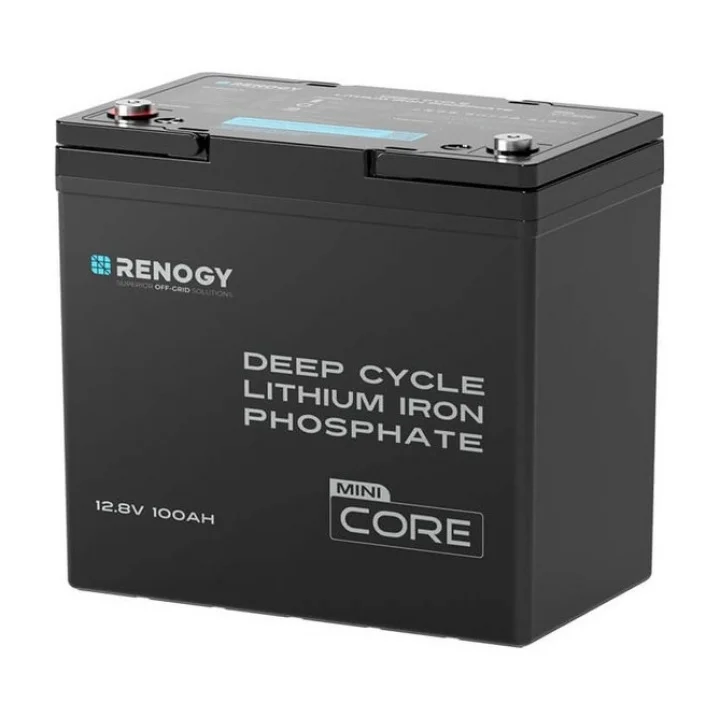 Renogy 12V 100Ah Core Mini Lityum Akü - Ultra Kompakt LiFePO4