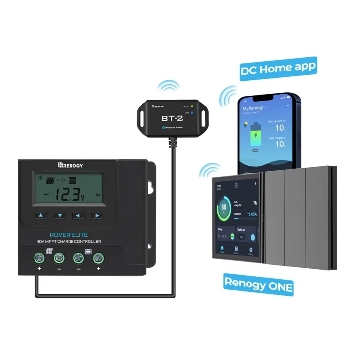 Renogy Rover Elite 40A MPPT Solar Şarj Kontrol Cihazı - 12V/24V