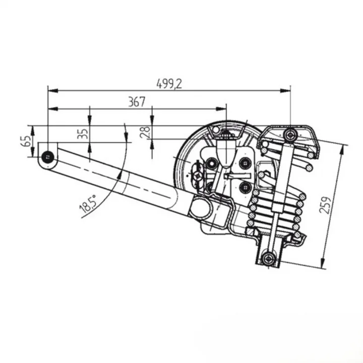 KNOTT 675 kg Sol Bağımsız Süspansiyon Salıncak Modülü 5x112 ET25–35