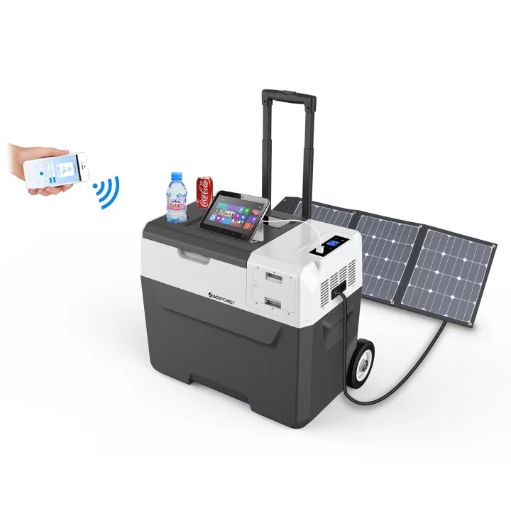 Acopower X40A 12/24/220Volt Akülü/Kablolu 40Litre Kompresörlü Outdoor Oto Buzdolabı
