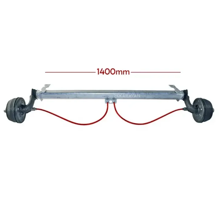 AL-KO 1000Kg 1400mm Frenli Torsiyonlu Aks Dingil Seti