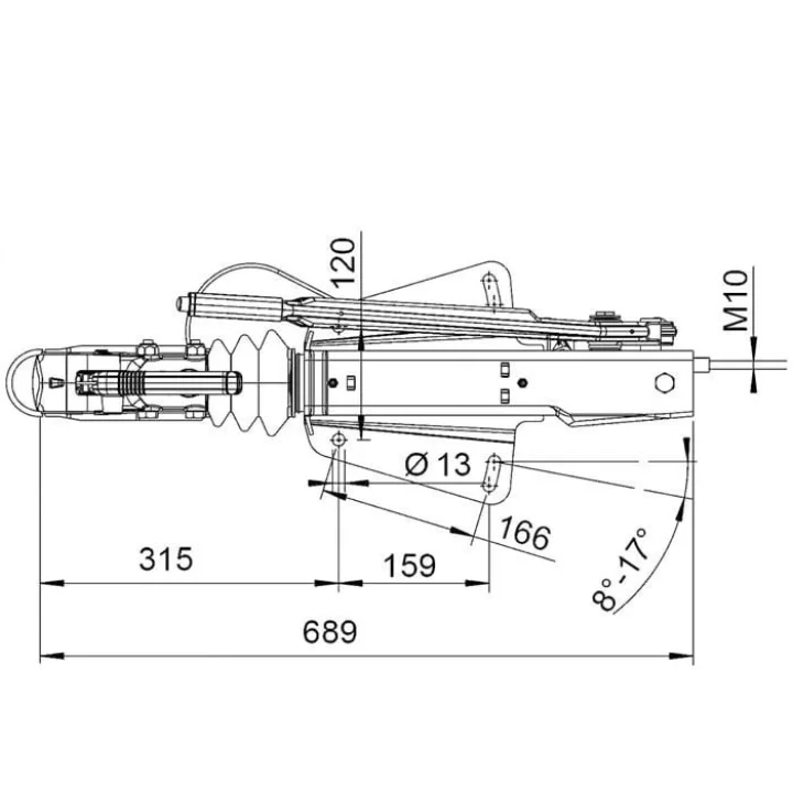 AL-KO 1500-2700KG 16372051 Frenli Kaplin