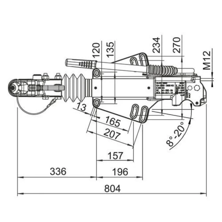 AL-KO 2000-3500KG 2361 Premium V model Frenli Kaplin