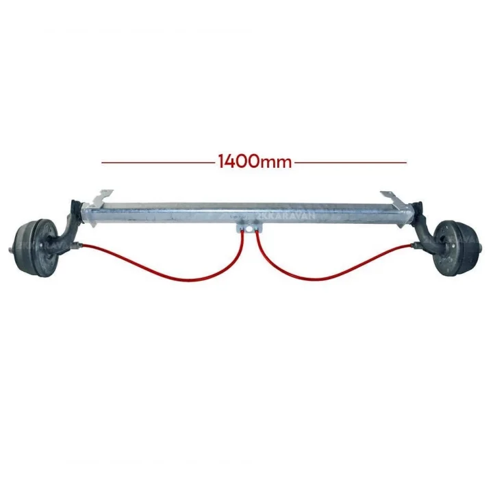Al-Ko 750Kg 4x100 1400mm Torsiyonlu Frenli Dingil