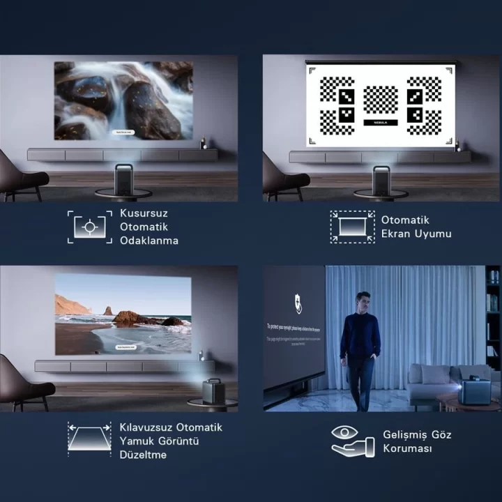 Anker Nebula Cosmos Laser 4K Akıllı Taşınabilir Projeksiyon Cihazı