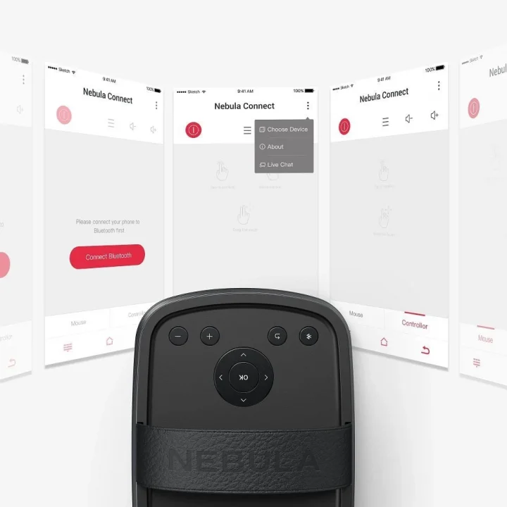 Anker Nebula Mars II Pro Akıllı Taşınabilir WiFi Kablosuz Projeksiyon Cihazı TV Box
