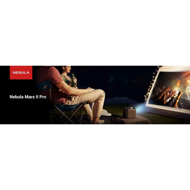 Anker Nebula Mars II Pro Akıllı Taşınabilir WiFi Kablosuz Projeksiyon Cihazı TV Box