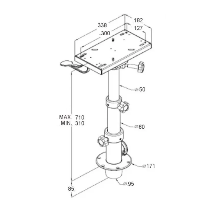 Berhimi Teleskopik Masa Ayağı