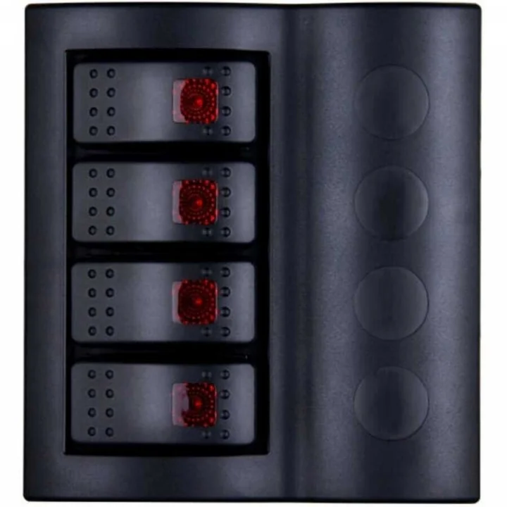 Bfy Switch Panel Otomatik Sigortalı Işıklı - B.S 4lü