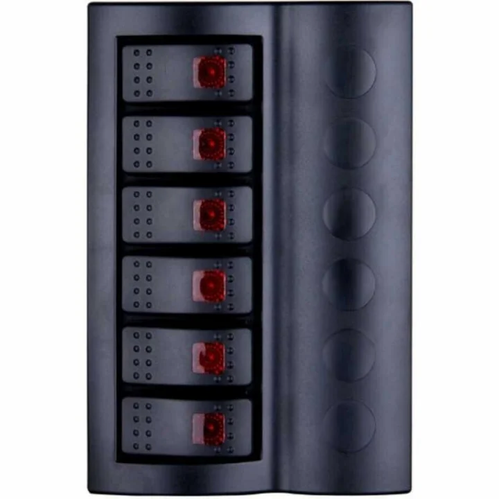 Bfy Switch Panel Otomatik Sigortalı Işıklı - B.S 6lı