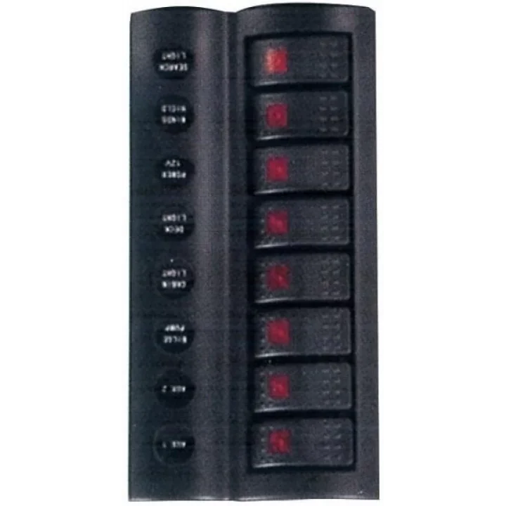 Bfy Switch Panel Otomatik Sigortalı Işıklı - B.S 4lü