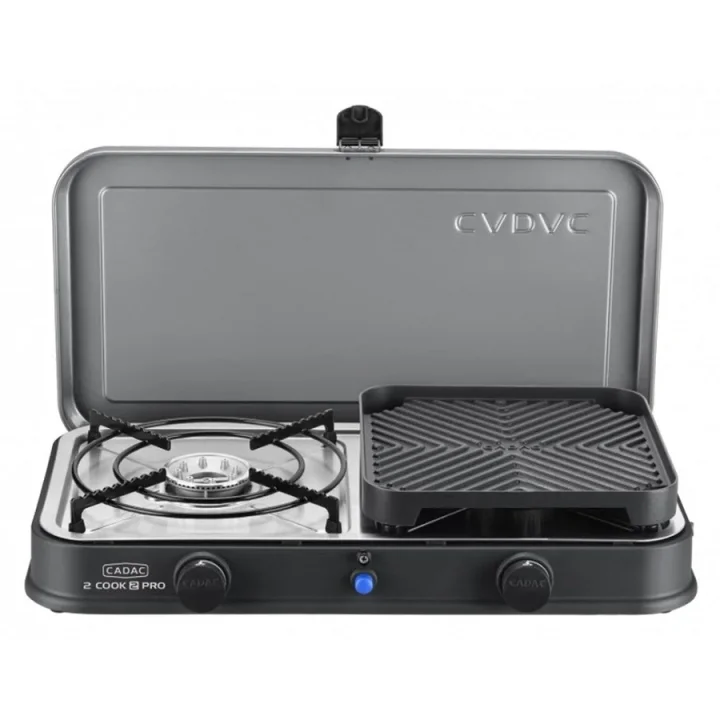 CADAC 2 Cook 2 Pro Deluxe 2’li Gazlı Ocak & Seramik Izgara 2x2 kW