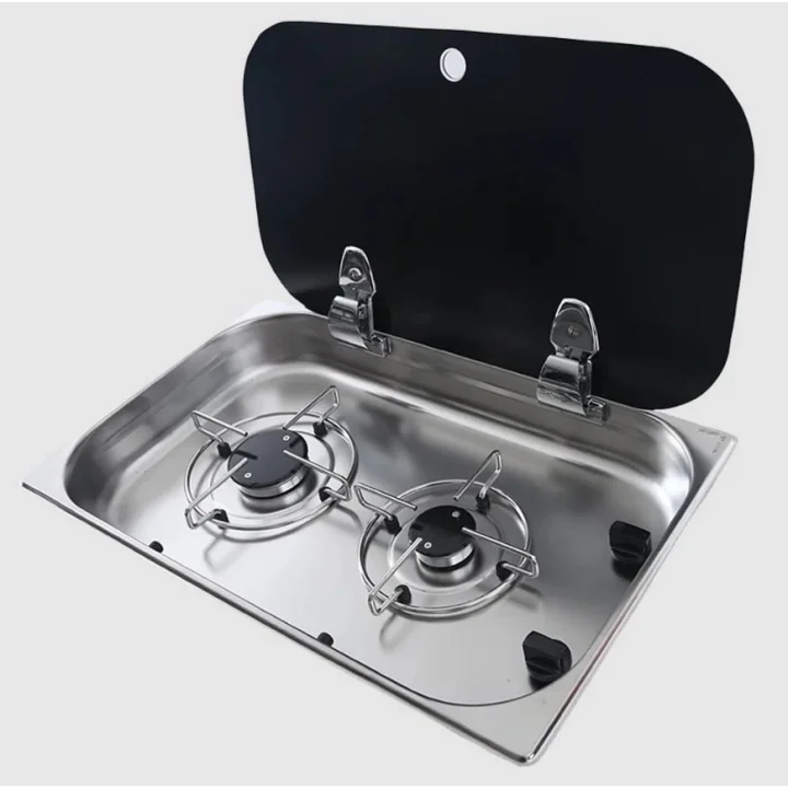 Cam Kapaklı Çiftli Gömme Ocak- FSM 3450