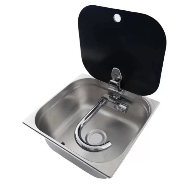 Cam Kapaklı Dikdörtgen Evye – FSM 3426