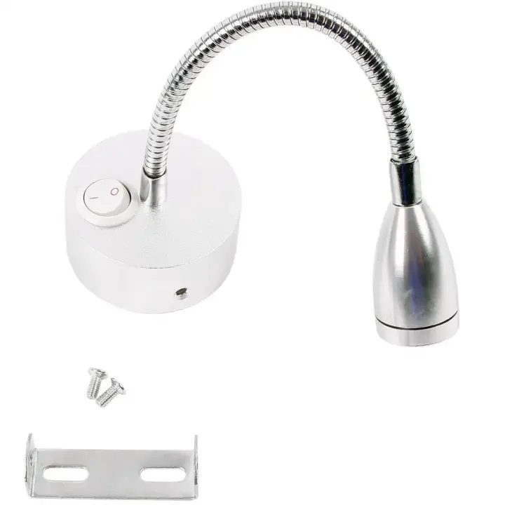 Campasist 12V Spiral Tekne ve Karavan Kitap Okuma Lambası Günışığı