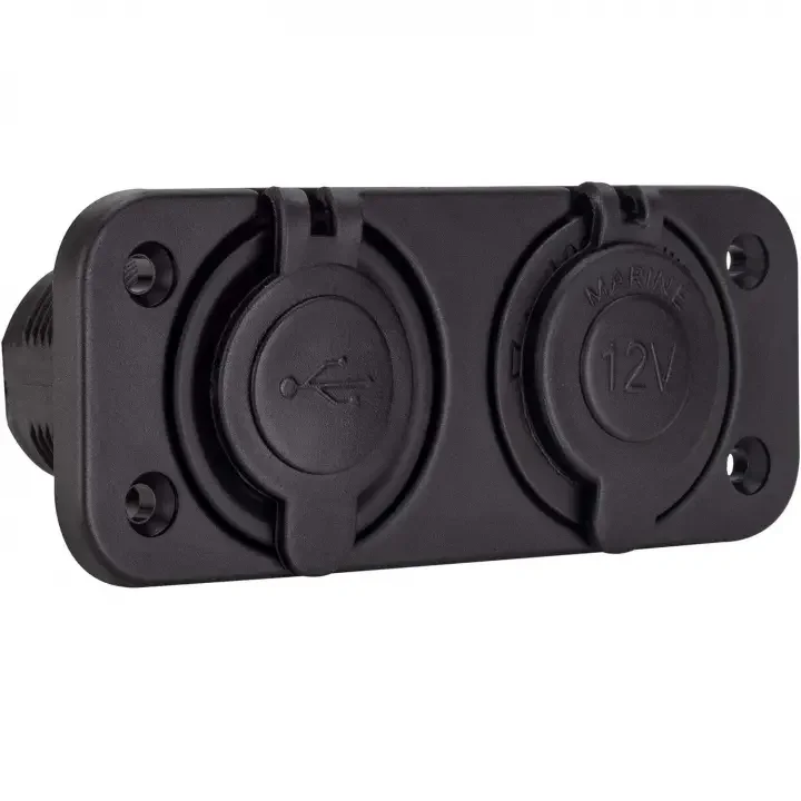 Campasist 5V/1A +2.1A Çift Usb ve 12V Kapaklı Çakmaklık Girişi