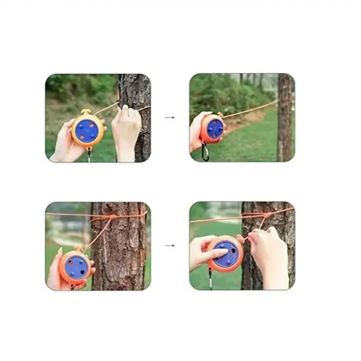 Campasist 8m Portatif Toplanabilir Kamp - Karavan Çamaşır Askı İpi