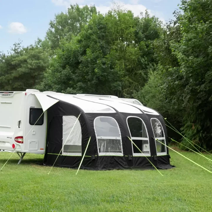 Campasist AİR360K 360cm Şişme Kapalı Karavan Kış Çadırı Mavi