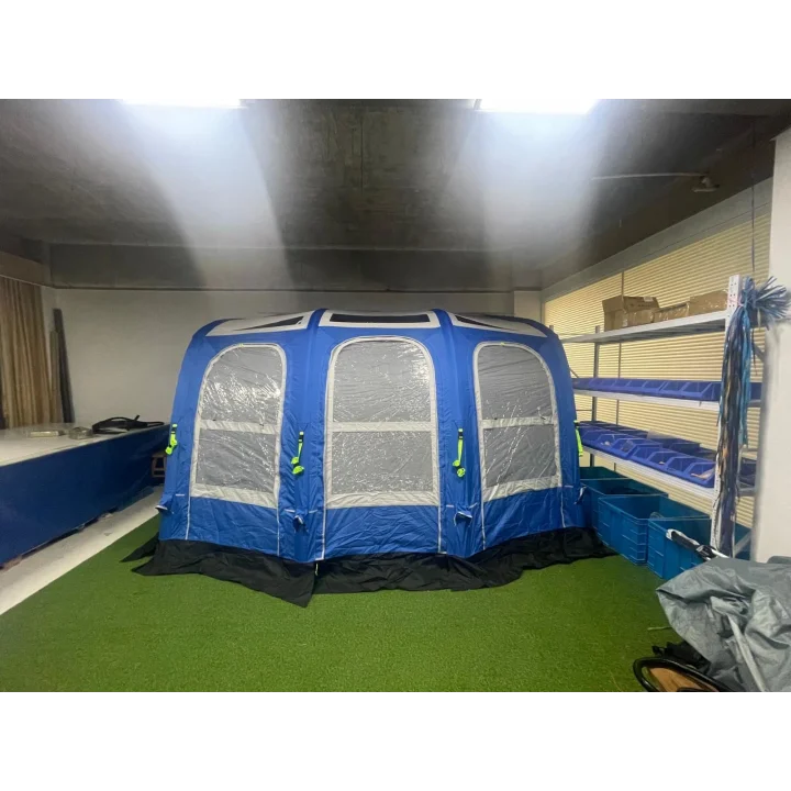 Campasist AİR360K 360cm Şişme Kapalı Karavan Kış Çadırı Mavi