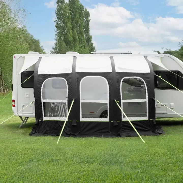 Campasist AİR360K 360cm Şişme Kapalı Karavan Kış Çadırı Mavi