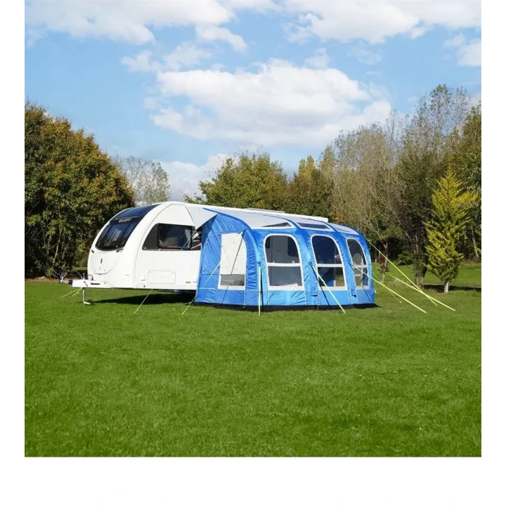 Campasist AİR360K 360cm Şişme Kapalı Karavan Kış Çadırı Mavi