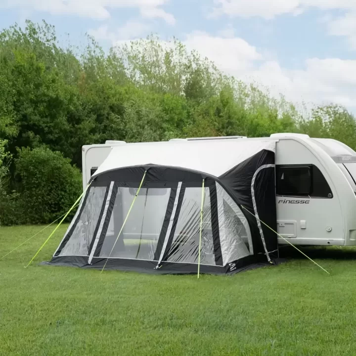 Campasist AİR390 390cm Şişme Kapalı Karavan Kış Çadırı Mavi