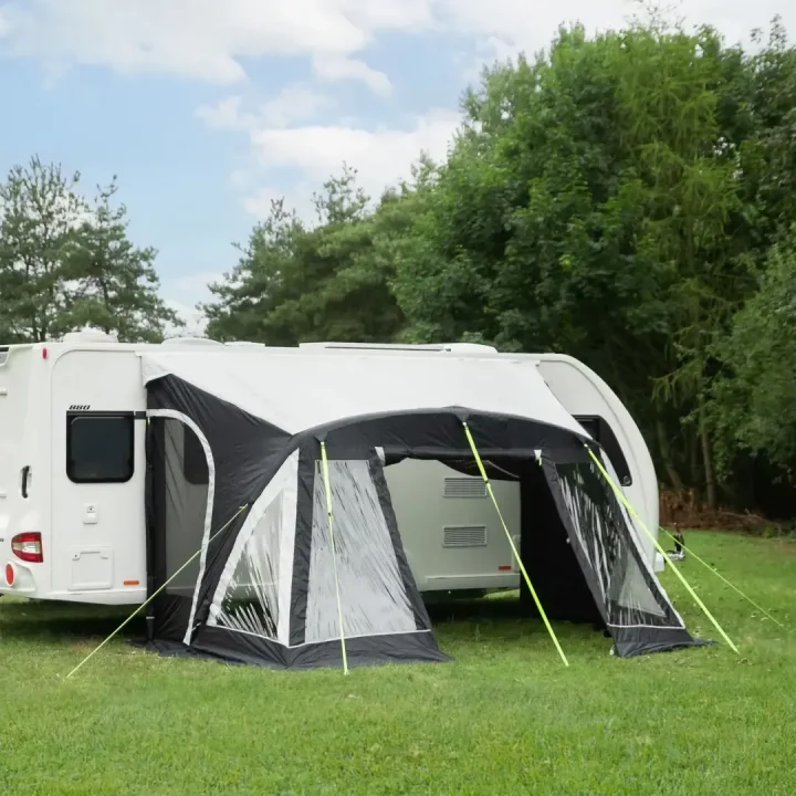 Campasist AİR390 390cm Şişme Kapalı Karavan Kış Çadırı Mavi
